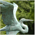 National Sculptors' Guild Public Art Placement #435 Flying Heron Darrell Davis Cerritos CA