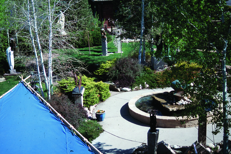 Blue North NSG garden
