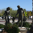 National Sculptors' Guild Public Art placement 458 On the Count of Three Jane DeDecker La Quinta California