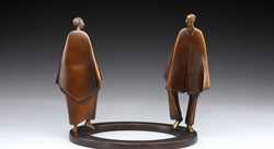 Abstract Figurative bronze sculpture by CAROL GOLD available at Columbine Gallery home of the National Sculptors' Guild Colorado's Largest Fine Art Source Specialists in Public Art