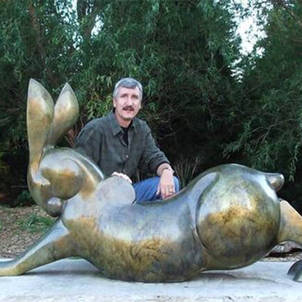 Fine Art Wildlife Sculpture by TIM CHERRY available through the National Sculptors' Guild Specialists in Public Art since 1992