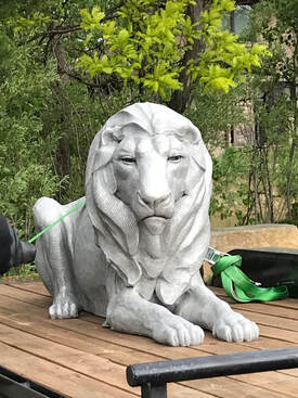 Update 6/7/19: The site is ready and so is the Lion. He is on the trailer in Colorado ready to head to Arkansas to be installed at the Little Rock Zoo entry roundabout with the two lioness sculptures.