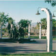 National Sculptors' Guild public art placement 27 Dee Clements Desert Holocaust Memorial Palm Desert, California 1995