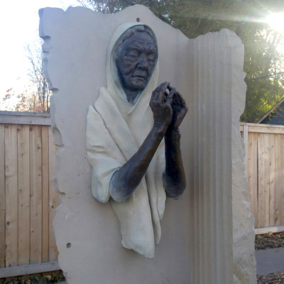 National Sculptors' Guild Public Art placement Denny Haskew Trail of Forgiveness, Loveland, CO