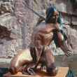 National Sculptors' Guild Public Art placement 50, Denny Haskew, Strength of the Maker Barona Band of Mission Indians 1998