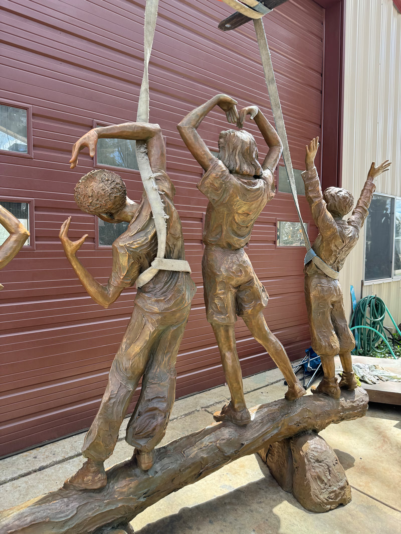 Update 4/15/24:  The signage is finished for the plaza in Ottawa, and the sculpture is ready for loading. All will be transported soon for a late-April installation. #NationalSculptorsGuild #JaneDeDecker #DeDeckerSculpture #YMCA #OttawaYMCA #bronzesculpture #JKdesignsInc #FineArtConsultation #HomeDecor #CorporateCollections #ArtInPublicPlaces #ArtistDriven #ClientMinded #ConnectingPeopleWithArt #Since1992