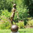 National Sculptors' Guild Public Art placement Jane DeDecker, Keeping the Ball Rolling, Edmond, OK