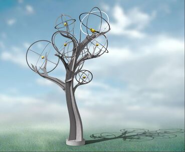 12/20/2019: We have the official go ahead on Mockingbird/Orange Tree by Michael Warrick and the National Sculptors' Guild. We're excited to see this sculpture placed at The Groves in Whittier, California this spring. It's a fast tracked project so keep an eye open for updates.  ​The Mockingbird Tree celebrates the tree as a natural resource. To tie into citrus grove history of the site, the limbs' seven spheres will contain six cast bronze oranges and one Mockingbird finished in 23-karat gold leaf. The surface of the stainless steel will have a brushed finish. Measuring 18’ x 12’ x 7’, the stainless steel tree form holds a strong, universally appealing visual presence. • Composed from contemporary materials that are consistent with permanent public art • Thoughtfully integrates the sculpture into the environment of 