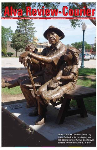 National Sculptors' Guild public art placement 446 Jane DeDecker Lemon Drops Alva Oklahoma