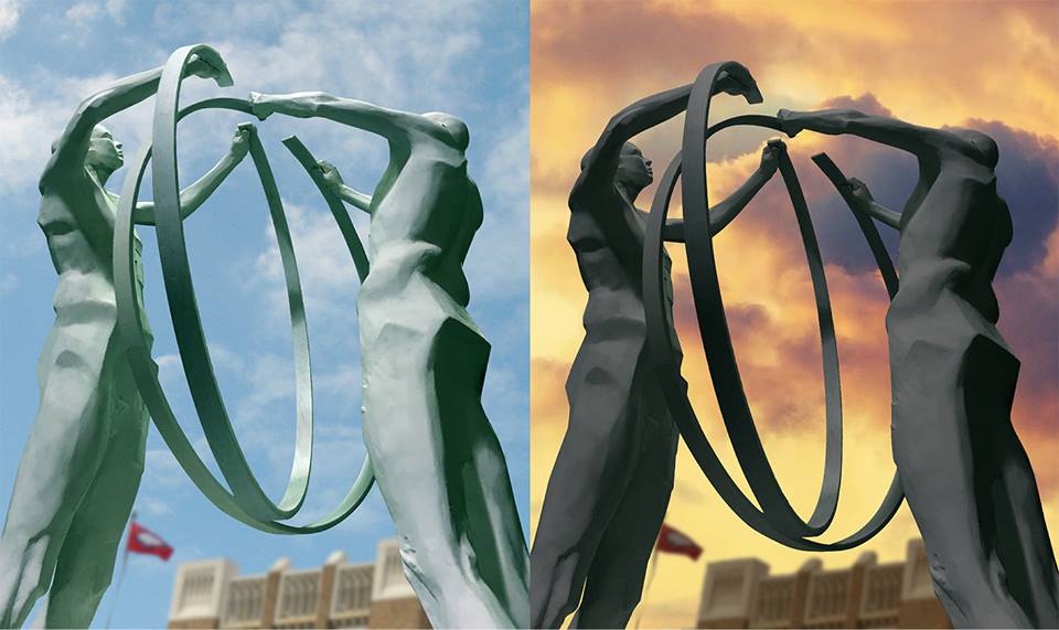 National Sculptors' Guild Clay Enoch's UNITED, the winner of Sculpture at the River Market's 2016 Monument Sculpture Commission Competition, to be installed on the grounds of Little Rock's Central High School next spring.