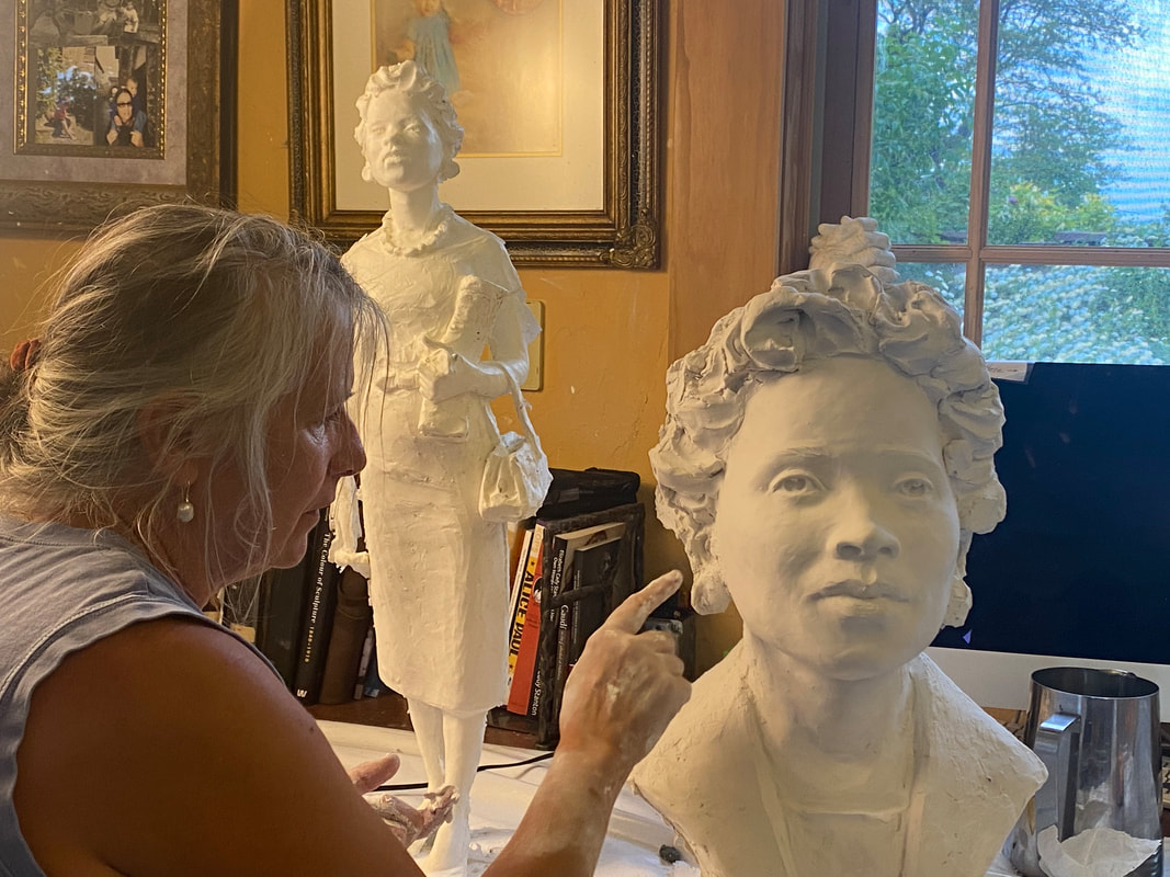 National Sculptors' Guild Fellow Jane DeDecker has been selected to sculpt Daisy Lee Gatson Bates for placement in the City of Little Rock, Arkansas. The honor to portray such an important figure is a true highlight.   The life-sized bronze bust will be accompanied by bronze plaques featuring quotations by the great Civil Rights Activist.  ​The public display of her image and words will serve well to inspire next generations to take her lead to end racial injustice.  ​