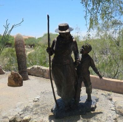 National Sculptors' Guild public art placement 33 Jane DeDecker's Harriet Tubman bronze Mesa, AZ 1995. The National Sculptors' Guild placed Fellow Jane DeDecker's 